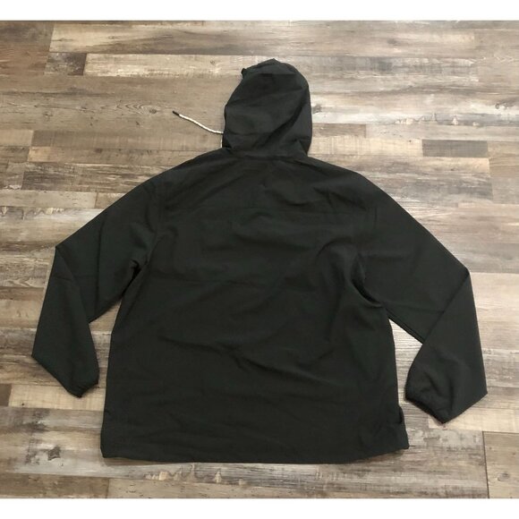 Avalanche Mens XL Black Water Resistant Hooded Jacket 1/4 Zip New $118 Tags - Picture 4 of 6